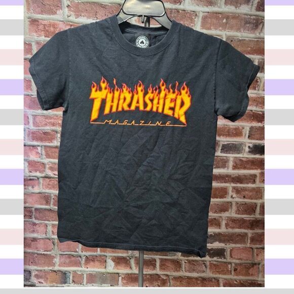 Thrasher Magazine Graphic Tee – Men’s Size Medium – Black – 100% Cotton Skate - Picture 1 of 5
